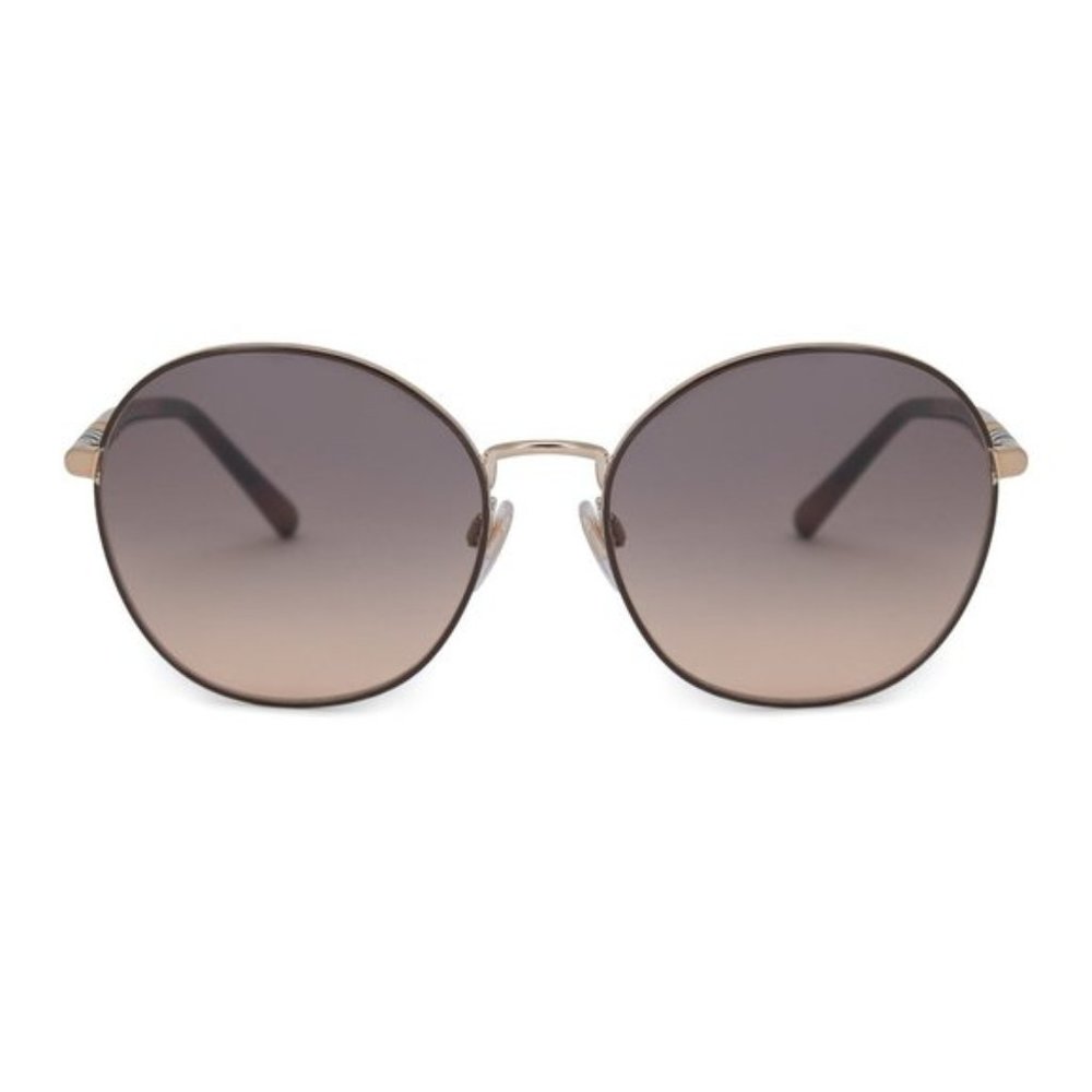 Burberry Brown Round Sunglasses